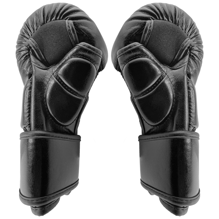 Throwdown Black Hybrid Glove | Wrist Strap | Side Glove View