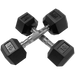 10 lb dumbbell in a crossed visual.
