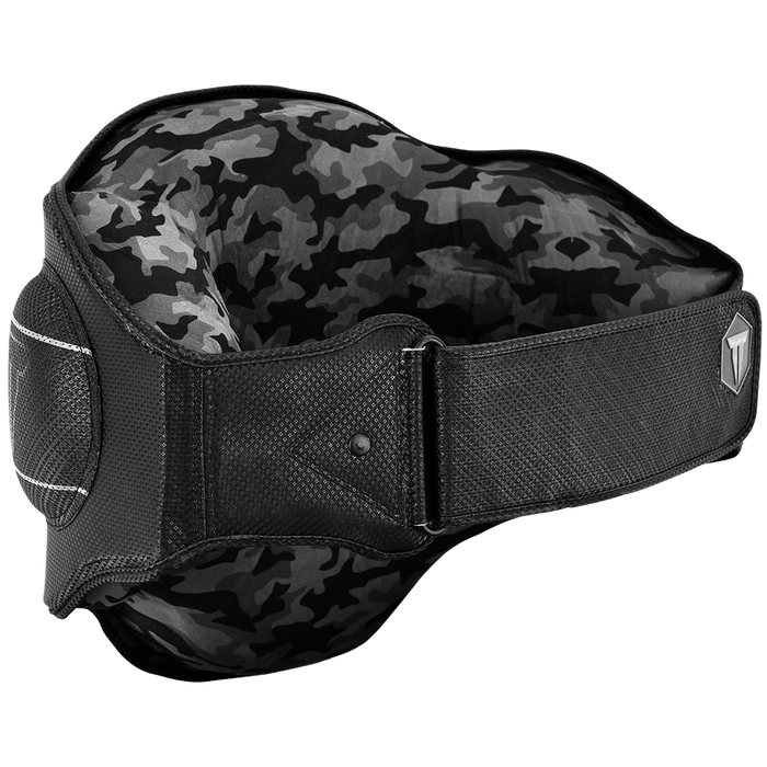 Supreme Series Buddha Belly Pad. Camo interior with adjustable back strap. 