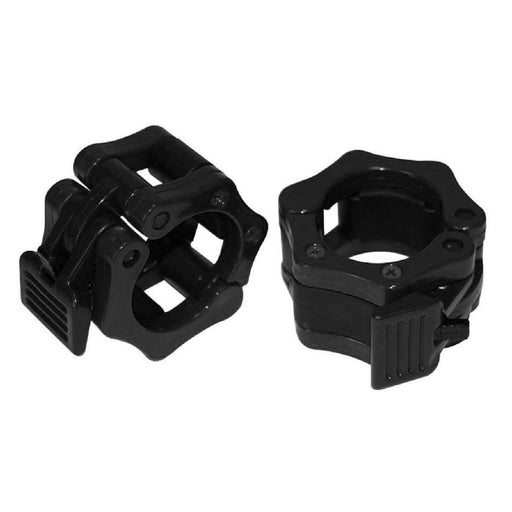 Barbell Collars | Black | Simple secure locking mechanism