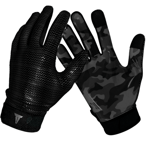 Throwdown Stealth Training glove in black camo for gym and weight lifting