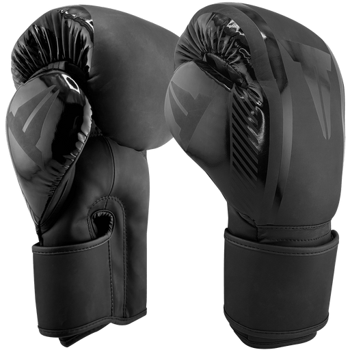 ELITE Training Gloves | Black with Accents | Wrist Strap | Throwdown Logo | Vertical Image Orientation