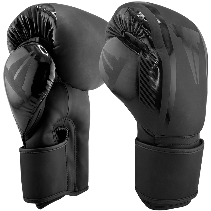 ELITE Training Gloves | Black with Accents | Wrist Strap | Throwdown Logo | Vertical Image Orientation 