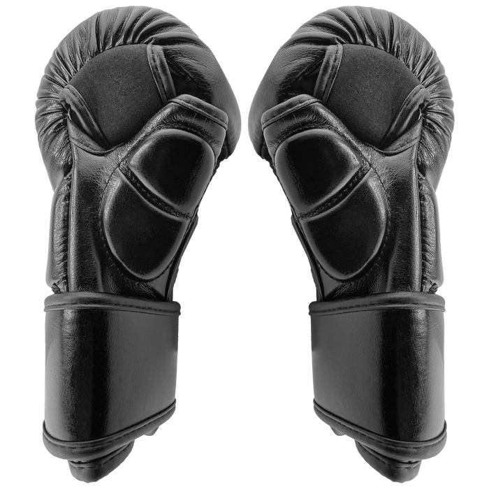 Throwdown Black Hybrid Glove | Wrist Strap | Side Glove View