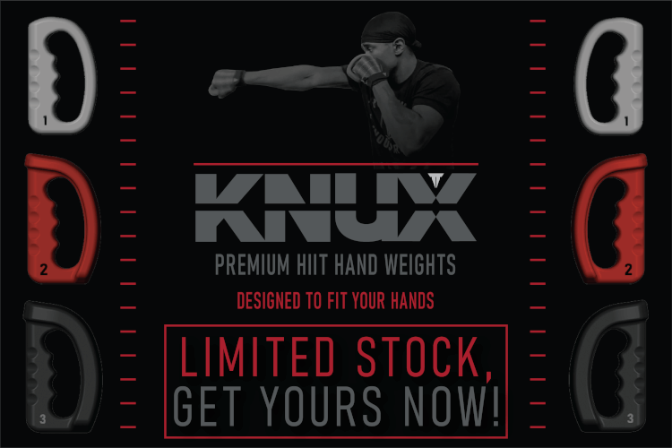 KNUX Premium Hand Weights for shawdow boxing and fitness exercises.