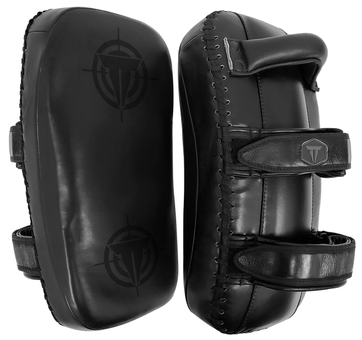 Facility Series Tactical Thai Pads. Multiple bands on the back for easy and variable grip.