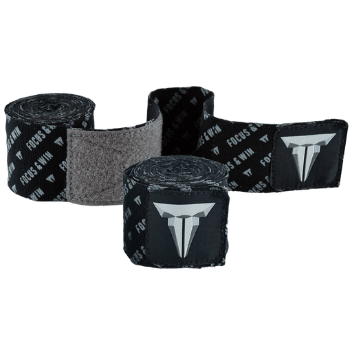 Premium Series Hand Wraps - Focus & Win Text Pattern