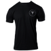 THROWDOWN 10 Star T-Shirt | Clothing | Fitness merch | Black | Front view | Corner logo