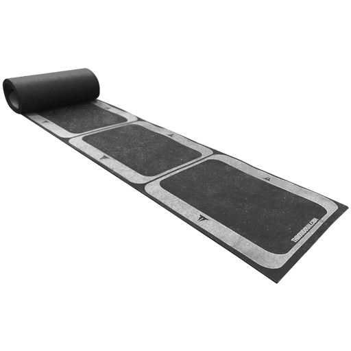 Rubber Agility Ladder, 10 Grey Printed boxes  making it 15 foot long by 16 inches wide