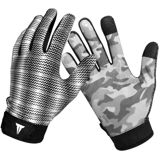 Throwdown Steath Training glove in white camo for gym and weight lifting