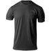 THROWDOWN Reward T-Shirt | Clothing | Fitness merch | Charcoal | Front view | Corner logo | Yin Yang