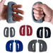 KNUX Premium Hand Weights, grey 1 lb and 8 lb hand weights, red 2 lb weight, black 3 lb weight, and blue 5 lb weight.