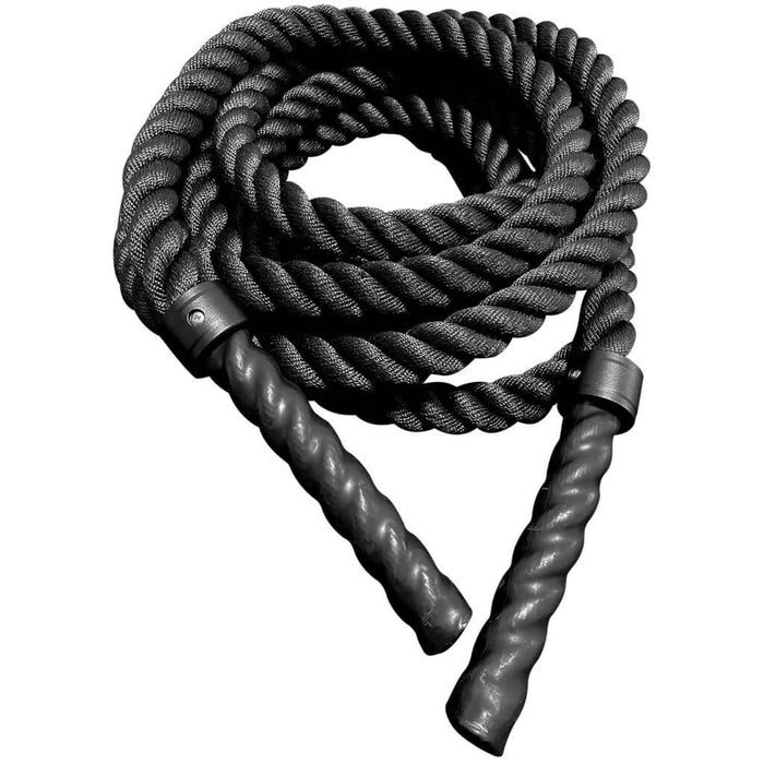 Black battle rope.
