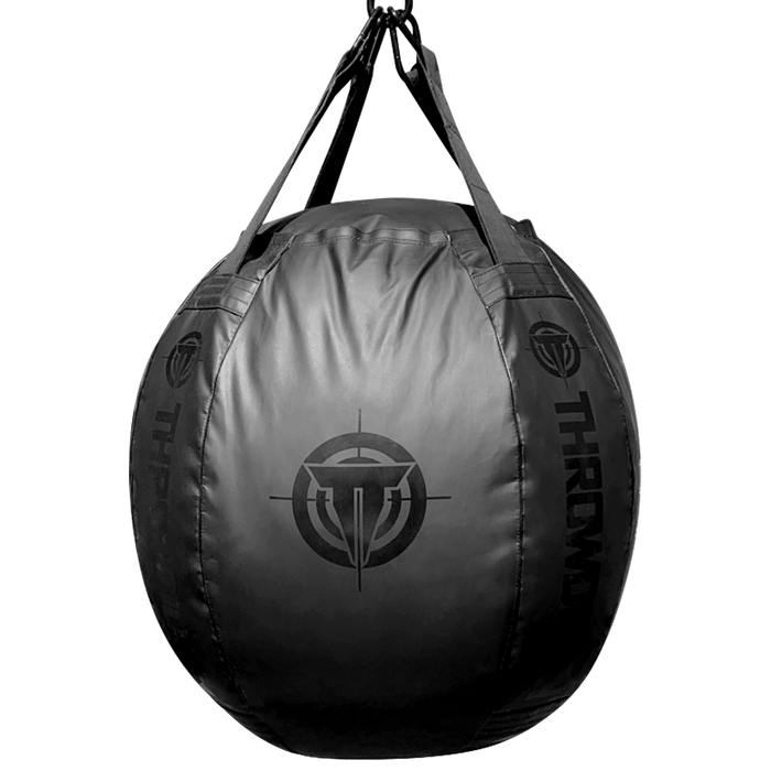 Facility Series Wrecking Ball Heavy Bag. Hung from the ceiling.