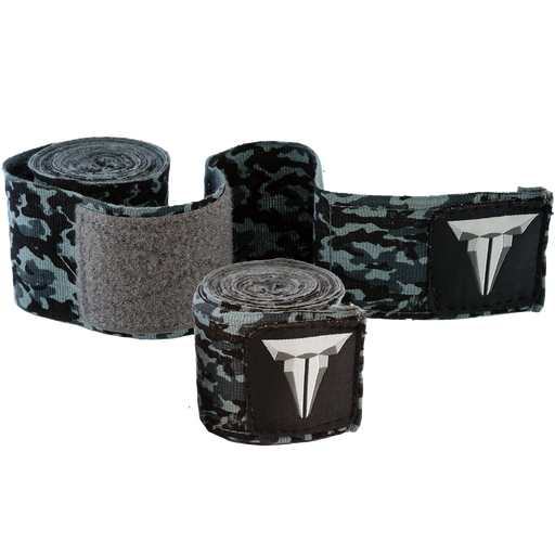 Premium Series Hand Wraps - Black Camo Pattern