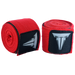 boxing hand wraps in red